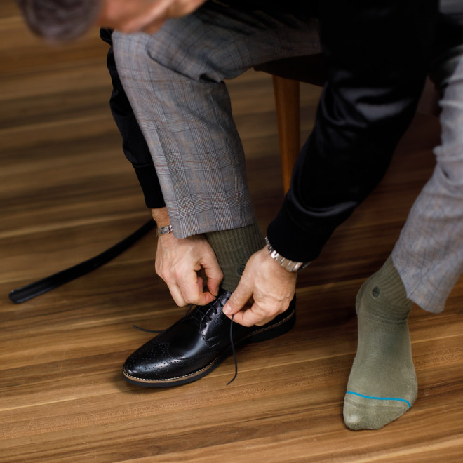 Sapato Masculino Derby Brogue Guaro Preto