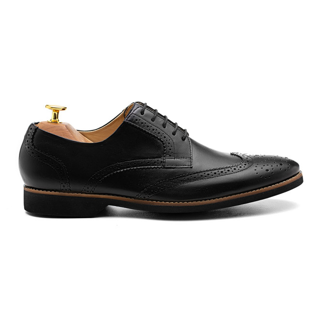 Sapato Masculino Derby Brogue Guaro Preto