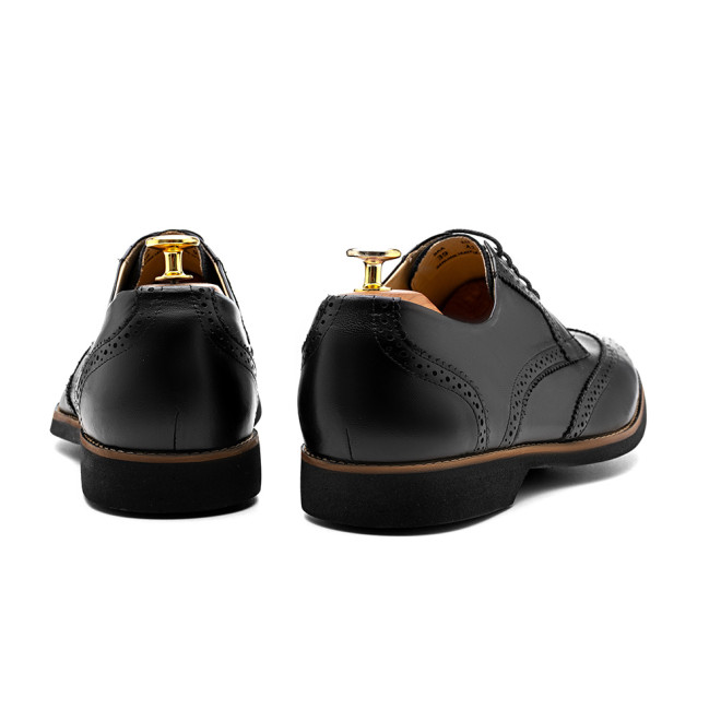 Sapato Masculino Derby Brogue Guaro Preto