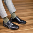 Sapato Masculino Derby Brogue Guaro Preto