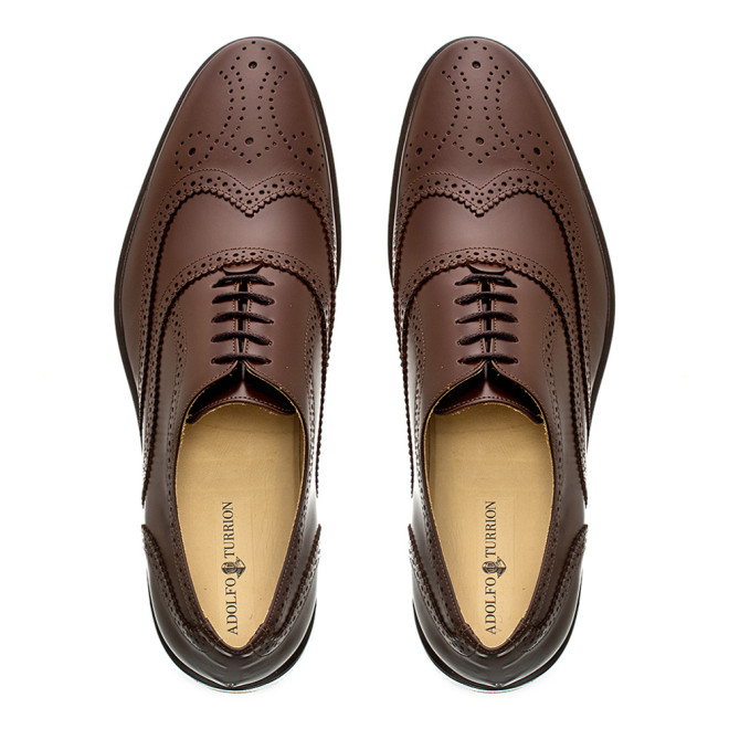 Sapato Social Brogue Málaga Café