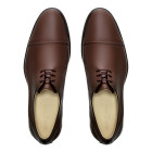 Sapato Social Derby Cap-toe Alava Café - Sola Borracha