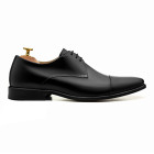 Sapato Social Derby Cap-toe Alava Preto