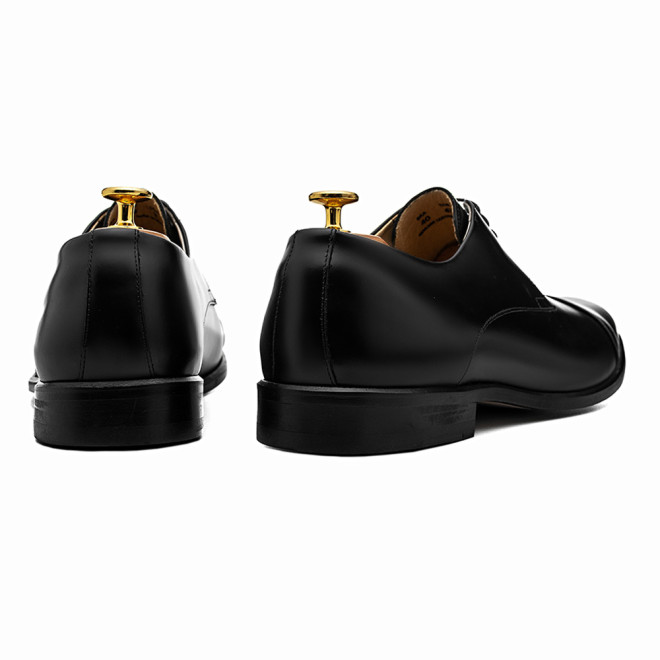Sapato Social Derby Cap-toe Alava Preto