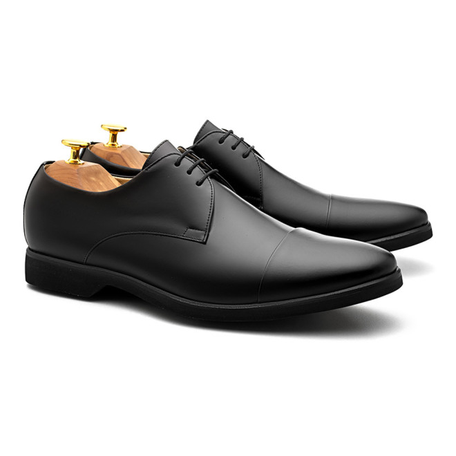 Sapato Social Derby Cap-toe Alava Café - Sola Borracha