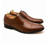 Sapato Social Derby Cap-toe Alava Whisky