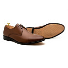 Sapato Social Derby Cap-toe Alava Whisky