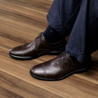 Sapato Social Derby Irun Café - Sola Borracha