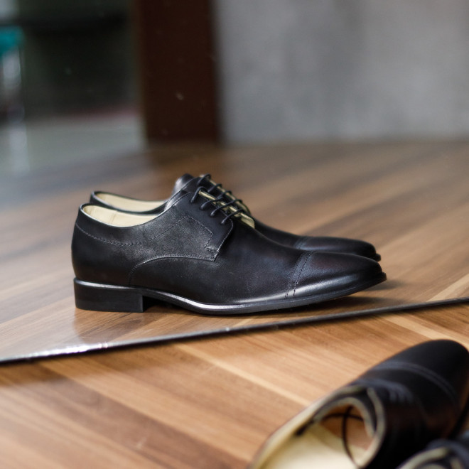 Sapato Social Derby Irun Preto