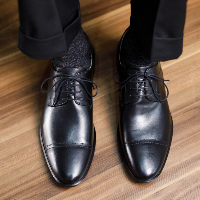 Sapato Social Derby Irun Preto