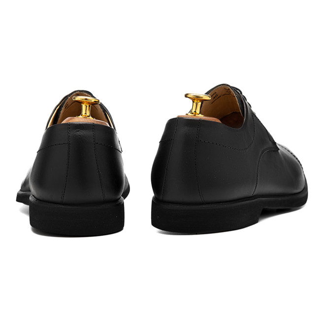 Sapato Social Derby Irun Preto - Sola Borracha