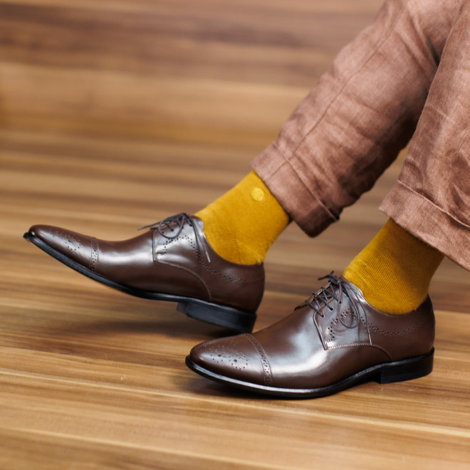 Sapato Social Derby Zara Café