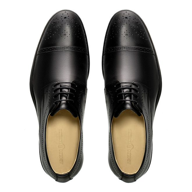 Sapato Social Derby Zara Preto - Sola Borracha