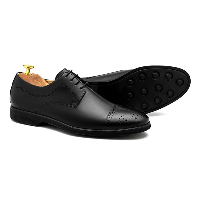 Sapato Social Derby Zara Preto - Sola Borracha
