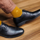 Sapato Social Derby Zara Preto - Sola Borracha