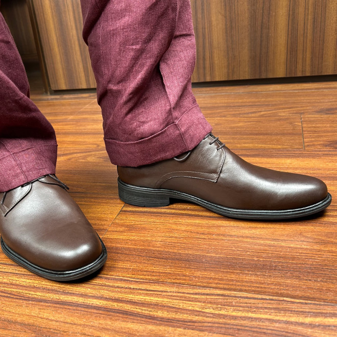 Sapato Social Easy Derby Belmonte Café