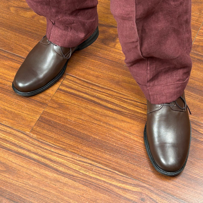 Sapato Social Easy Derby Belmonte Café