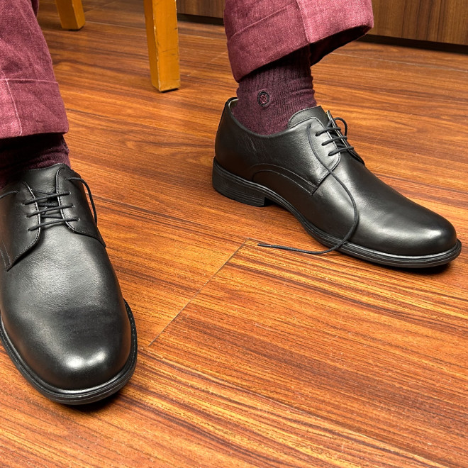 Sapato Social Easy Derby Belmonte  Preto