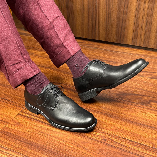 Sapato Social Easy Derby Belmonte  Preto