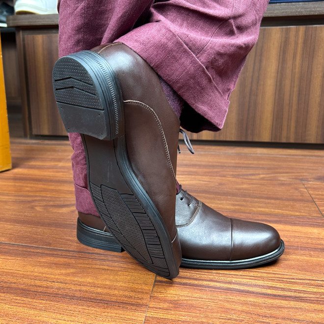 Sapato Social Easy Oxford Jerez Café