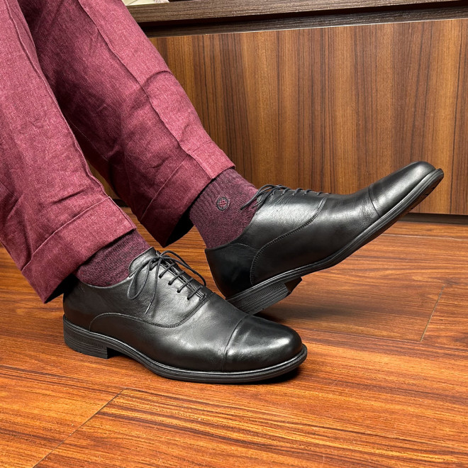 Sapato Social Easy Oxford Jerez Preto
