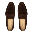 Sapato Social Loafer Alicante Camurça Café