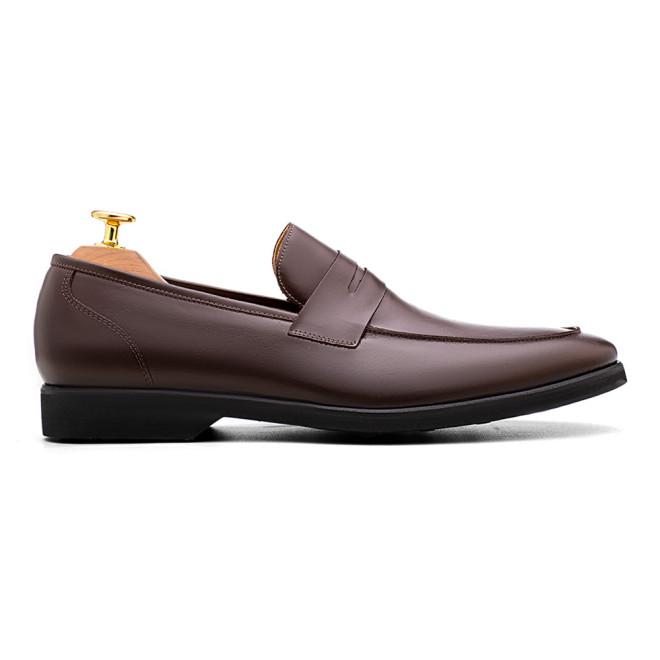 Sapato Social Loafer Castro Café - Sola Borracha