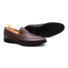Sapato Social Loafer Castro Café - Sola Borracha