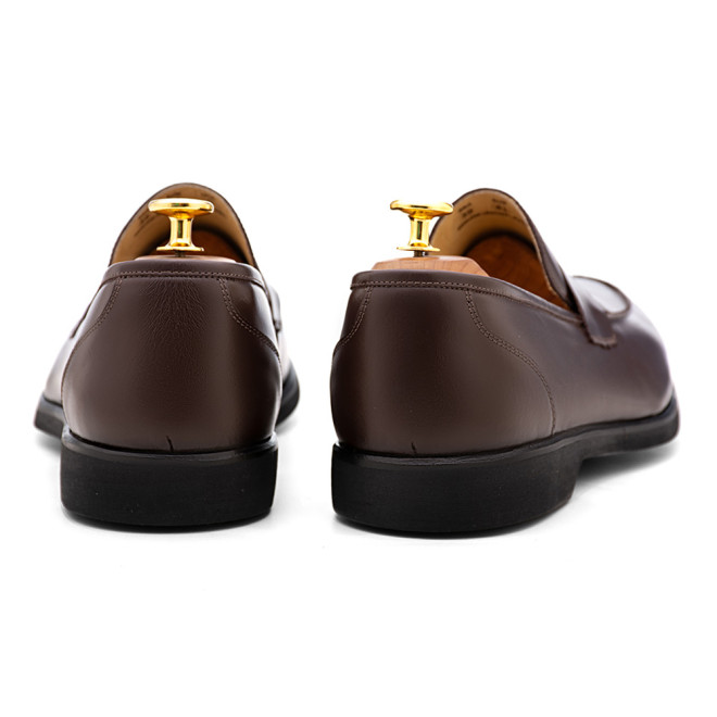 Sapato Social Loafer Castro Café - Sola Borracha
