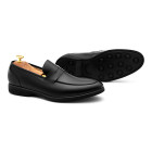 Sapato Social Loafer Castro Preto - Sola Borracha