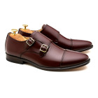 Sapato Social Monk Strap Cartagena Burgundy