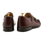 Sapato Social Monk Strap Cartagena Burgundy