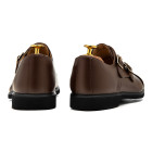 Sapato Social Monk Strap Cartagena Café - Sola Borracha