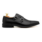 Sapato Social Monk Strap Cartagena Preto