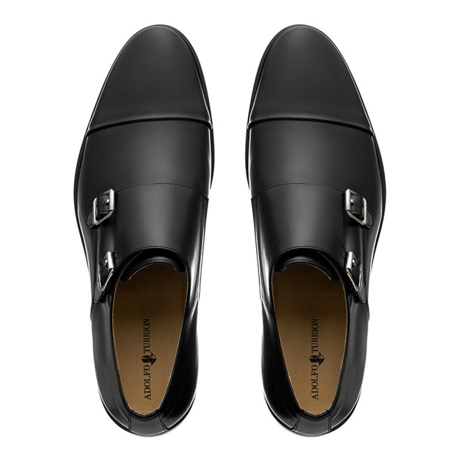 Sapato Social Monk Strap Cartagena Preto