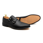 Sapato Social Monk Strap Cartagena Preto