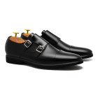 Sapato Social Monk Strap Cartagena Preto - Sola Borracha