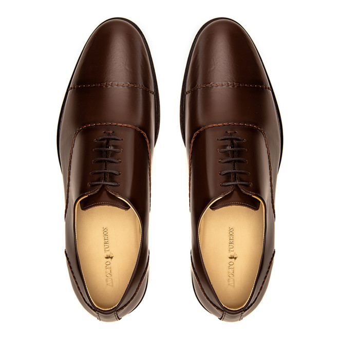 Sapato Social Wholecut Oxford Basco Café
