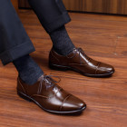Sapato Social Wholecut Oxford Basco Café
