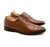 Sapato Social Oxford Escorial Whisky