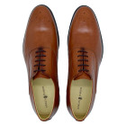 Sapato Social Oxford Reina Napa Conhaque